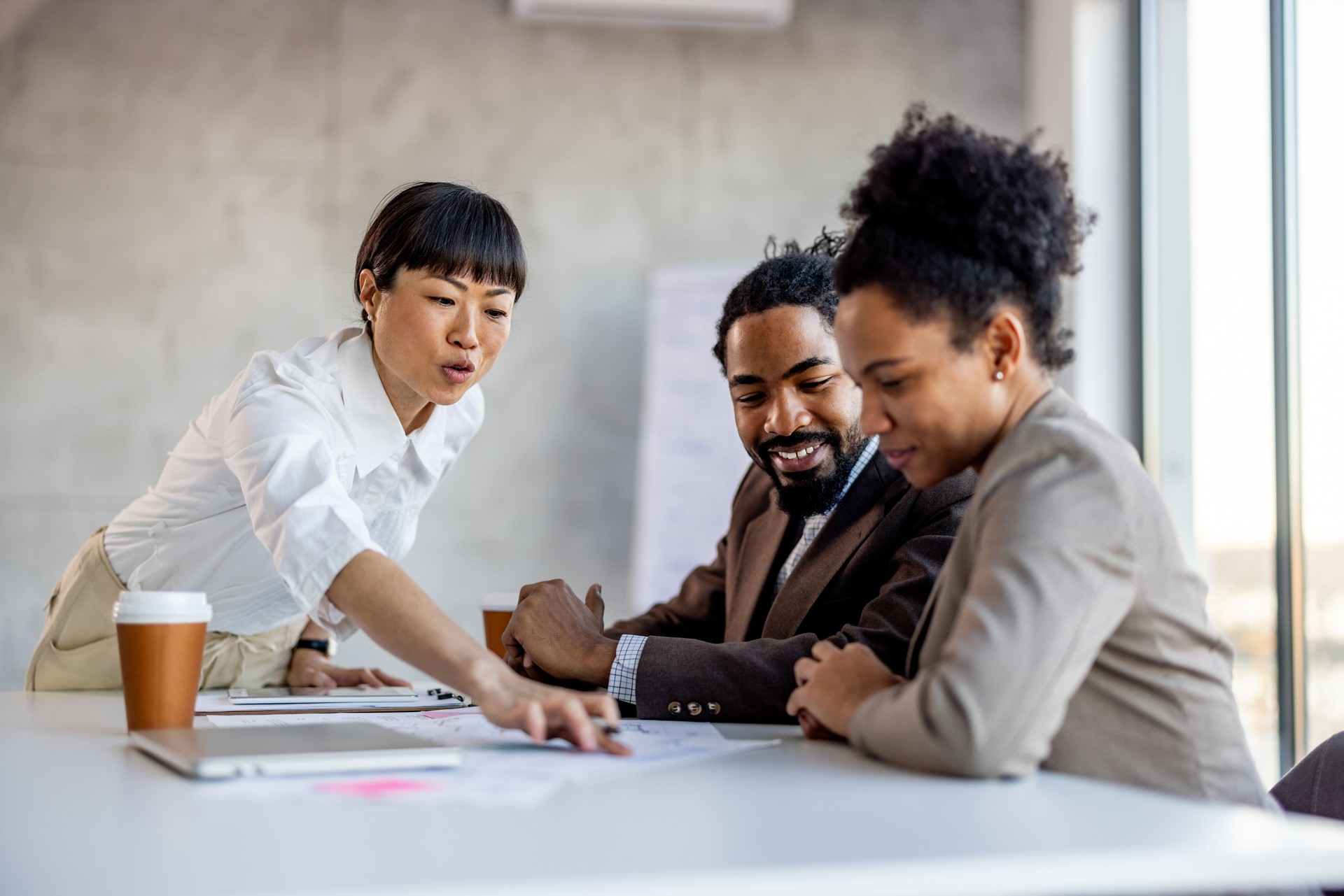 Shot of a group of businesspeople having a meeting in a boardroom